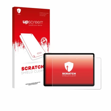 Parte frontal de un envase de producto con el logotipo de la marca upscreen. Al lado se muestra el dispositivo Xiaomi Redmi Pa