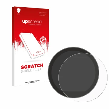 Parte frontal de un envase de producto con el logotipo de la marca upscreen. Al lado se muestra el dispositivo Mini Cooper S 2