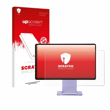 Parte frontal de un envase de producto con el logotipo de la marca upscreen. Al lado se muestra el dispositivo Sotsu FlipActio