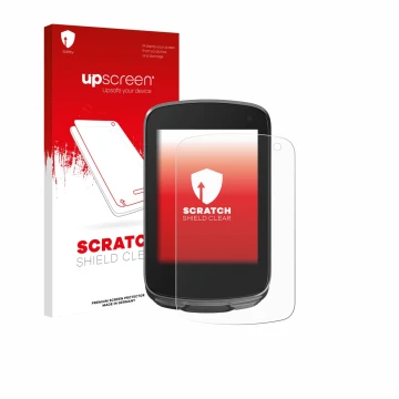 Parte frontal de un envase de producto con el logotipo de la marca upscreen. Al lado se muestra el dispositivo Geoid CC700 Pro