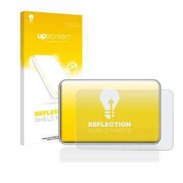 Parte frontal de un envase de producto con el logotipo de la marca upscreen. Al lado se muestra el dispositivo Tandem diabetes