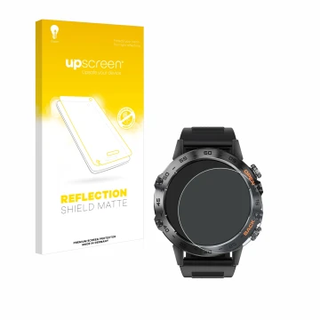 Parte frontal de un envase de producto con el logotipo de la marca upscreen. Al lado se muestra el dispositivo LIGE BW1846A 1.