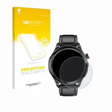 Parte frontal de un envase de producto con el logotipo de la marca upscreen. Al lado se muestra el dispositivo Kardena Care Pr