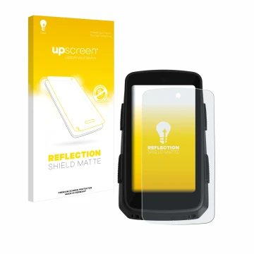 Parte frontal de un envase de producto con el logotipo de la marca upscreen. Al lado se muestra el dispositivo Hammerhead Karo