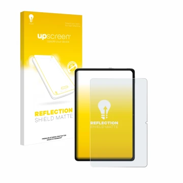 Parte frontal de un envase de producto con el logotipo de la marca upscreen. Al lado se muestra el dispositivo Xiaomi Redmi Pa