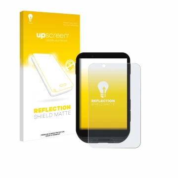 Parte frontal de un envase de producto con el logotipo de la marca upscreen. Al lado se muestra el dispositivo iGPSPORT igs800