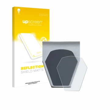 Parte frontal de un envase de producto con el logotipo de la marca upscreen. Al lado se muestra el dispositivo Epowerfun ePF-P