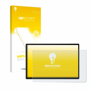 Parte frontal de un envase de producto con el logotipo de la marca upscreen. Al lado se muestra el dispositivo Meswao MES-B3 1