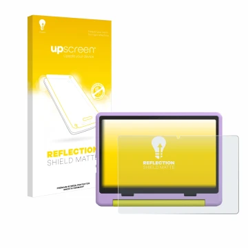 Parte frontal de un envase de producto con el logotipo de la marca upscreen. Al lado se muestra el dispositivo HotLight Hot101
