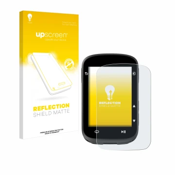 Parte frontal de un envase de producto con el logotipo de la marca upscreen. Al lado se muestra el dispositivo CooSpo CS500 co