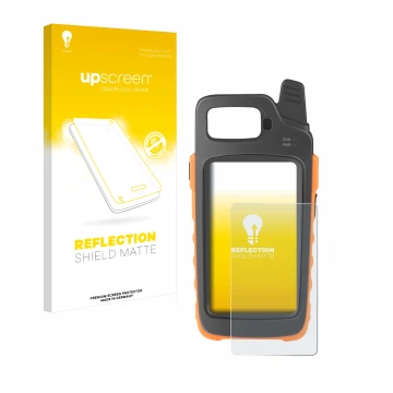 Parte frontal de un envase de producto con el logotipo de la marca upscreen. Al lado se muestra el dispositivo Xhorse Key Tool