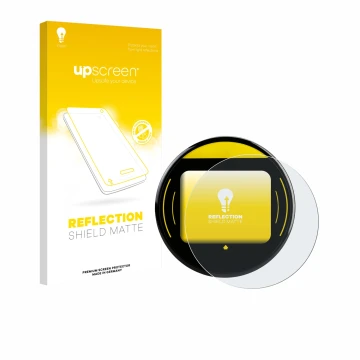 Parte frontal de un envase de producto con el logotipo de la marca upscreen. Al lado se muestra el dispositivo Nayax Onyx con 
