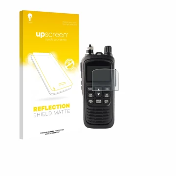 Parte frontal de un envase de producto con el logotipo de la marca upscreen. Al lado se muestra el dispositivo Jopix CB-514 Pl