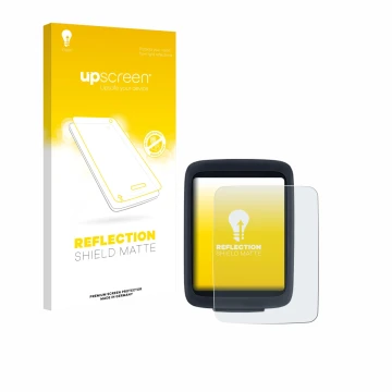 Parte frontal de un envase de producto con el logotipo de la marca upscreen. Al lado se muestra el dispositivo Sigma BC 10.0 W