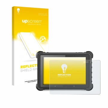 Parte frontal de un envase de producto con el logotipo de la marca upscreen. Al lado se muestra el dispositivo MSI ND52 con su