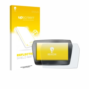 Parte frontal de un envase de producto con el logotipo de la marca upscreen. Al lado se muestra el dispositivo Voge 625 2025 c