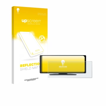 Parte frontal de un envase de producto con el logotipo de la marca upscreen. Al lado se muestra el dispositivo Carpuride V92 1