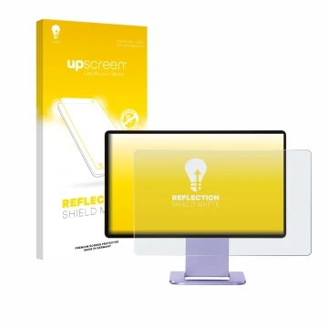 Parte frontal de un envase de producto con el logotipo de la marca upscreen. Al lado se muestra el dispositivo Sotsu FlipActio