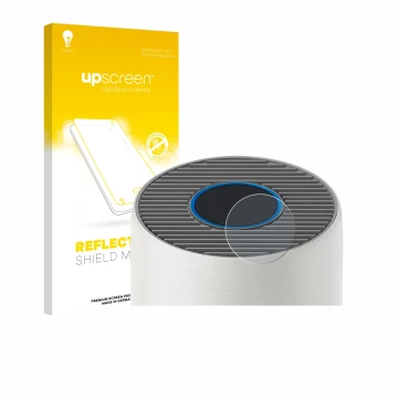 Parte frontal de un envase de producto con el logotipo de la marca upscreen. Al lado se muestra el dispositivo Philips 2000i S