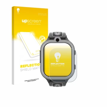 Parte frontal de un envase de producto con el logotipo de la marca upscreen. Al lado se muestra el dispositivo Valdus DF91 con