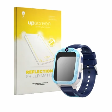 Parte frontal de un envase de producto con el logotipo de la marca upscreen. Al lado se muestra el dispositivo Iowodo Z40Pro c