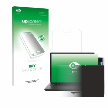 Parte frontal de un envase de producto con el logotipo de la marca upscreen. Al lado se muestra el dispositivo ASUS ROG Zephyr