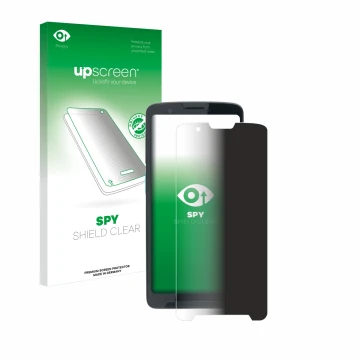 Parte frontal de un envase de producto con el logotipo de la marca upscreen. Al lado se muestra el dispositivo Unitech EA660 c