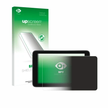 Parte frontal de un envase de producto con el logotipo de la marca upscreen. Al lado se muestra el dispositivo YoloLiv YoloBox