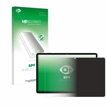 Parte frontal de un envase de producto con el logotipo de la marca upscreen. Al lado se muestra el dispositivo ZIOVO Z128 11