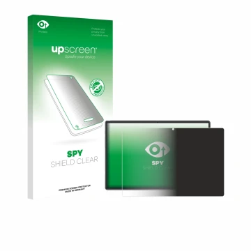 Parte frontal de un envase de producto con el logotipo de la marca upscreen. Al lado se muestra el dispositivo Xgody P60 Pro c