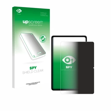 Parte frontal de un envase de producto con el logotipo de la marca upscreen. Al lado se muestra el dispositivo Xiaomi Redmi Pa