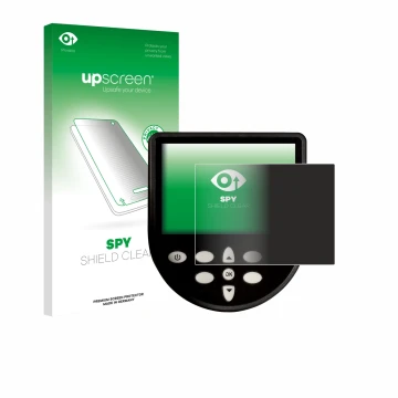 Parte frontal de un envase de producto con el logotipo de la marca upscreen. Al lado se muestra el dispositivo WaterRower Seri