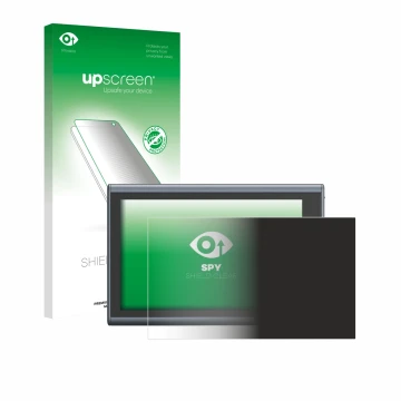 Parte frontal de un envase de producto con el logotipo de la marca upscreen. Al lado se muestra el dispositivo SmallRig Wirele