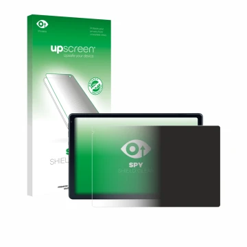 Parte frontal de un envase de producto con el logotipo de la marca upscreen. Al lado se muestra el dispositivo MUISOO MUIC1070