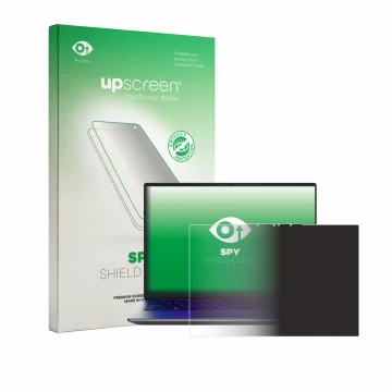 Parte frontal de un envase de producto con el logotipo de la marca upscreen. Al lado se muestra el dispositivo MEDION Avantum 