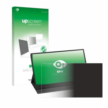 Parte frontal de un envase de producto con el logotipo de la marca upscreen. Al lado se muestra el dispositivo Yodoit PTM15 15