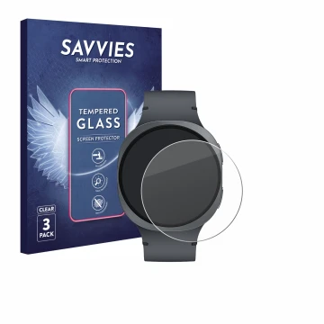 Parte frontal de un envase de producto con el logotipo de la marca Savvies. Al lado se muestra el dispositivo Samsung Galaxy W