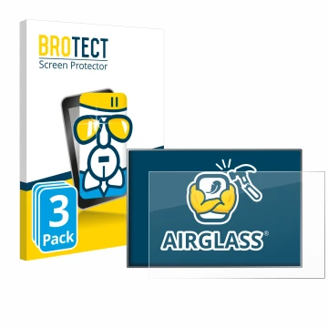 Parte frontal de un envase de producto con el logotipo de la marca BROTECT. Al lado se muestra el dispositivo Siemens Simatic 