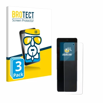 Parte frontal de un envase de producto con el logotipo de la marca BROTECT. Al lado se muestra el dispositivo Stromer ST2 Omni