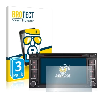 Parte frontal de un envase de producto con el logotipo de la marca BROTECT. Al lado se muestra el dispositivo Erisin ES 7856T 