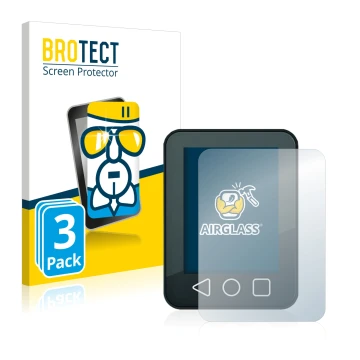 Parte frontal de un envase de producto con el logotipo de la marca BROTECT. Al lado se muestra el dispositivo Neodrives neoMMI