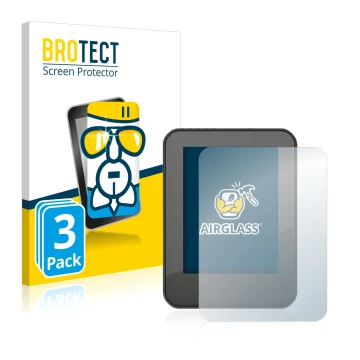 Parte frontal de un envase de producto con el logotipo de la marca BROTECT. Al lado se muestra el dispositivo Neodrives neoMMI