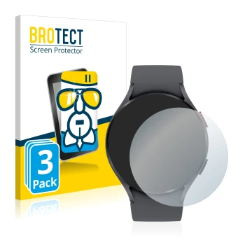Parte frontal de un envase de producto con el logotipo de la marca BROTECT. Al lado se muestra el dispositivo Garmin Fenix 6S 