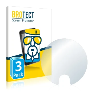 Parte frontal de un envase de producto con el logotipo de la marca BROTECT. Al lado se muestra el dispositivo Dyson V11 Absolu