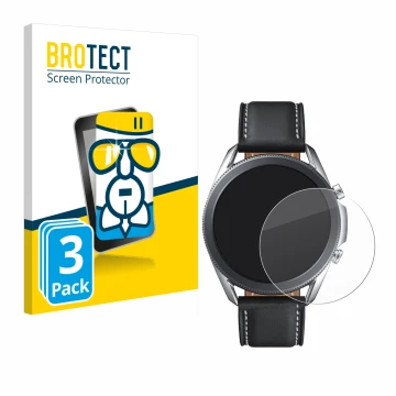 Parte frontal de un envase de producto con el logotipo de la marca BROTECT. Al lado se muestra el dispositivo Samsung Galaxy W