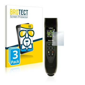 Parte frontal de un envase de producto con el logotipo de la marca BROTECT. Al lado se muestra el dispositivo RigExpert Stick 