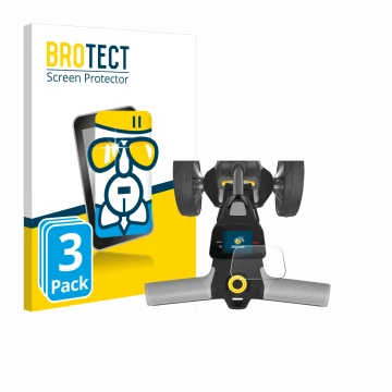 Parte frontal de un envase de producto con el logotipo de la marca BROTECT. Al lado se muestra el dispositivo PowaKaddy CT6 GP