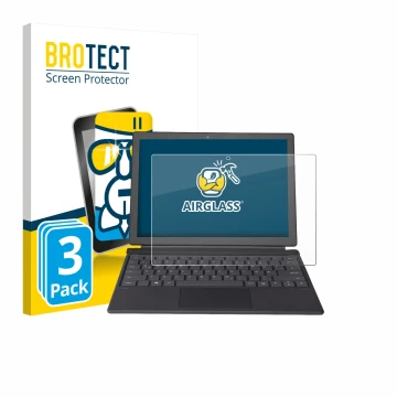 Parte frontal de un envase de producto con el logotipo de la marca BROTECT. Al lado se muestra el dispositivo Wortmann Terra P