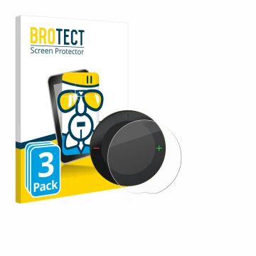 Parte frontal de un envase de producto con el logotipo de la marca BROTECT. Al lado se muestra el dispositivo Beeline Velo 2 c