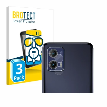 Parte frontal de un envase de producto con el logotipo de la marca BROTECT. Al lado se muestra el dispositivo Motorola Moto G7